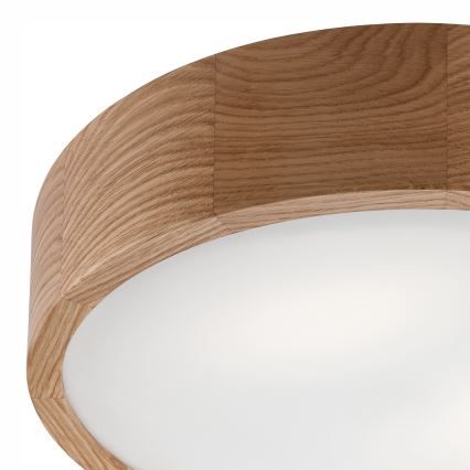 Griestu lampa OAK 2xE27/60W/230V ozols ø 37,5 cm - FSC sertificēts