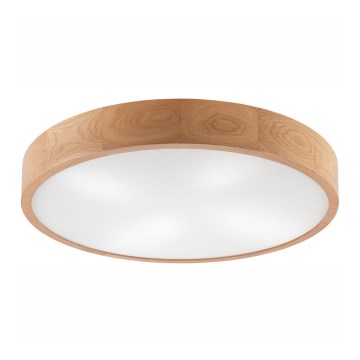 Griestu lampa OAK 4xE27/60W/230V ø 57,5 cm ozols