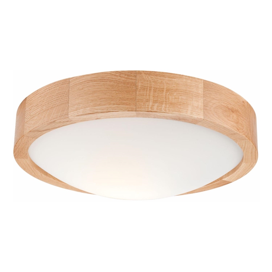 Griestu lampa OAK SLIM 1xE27/60W/230V ozols ø 27 cm