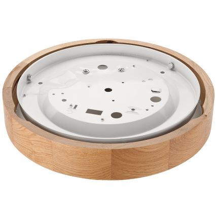 Griestu lampa OAK SLIM 1xE27/60W/230V ozols ø 27 cm