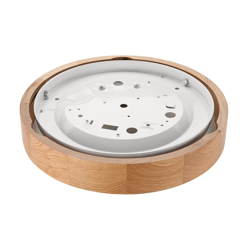 Griestu lampa OAK SLIM 1xE27/60W/230V ozols ø 27 cm