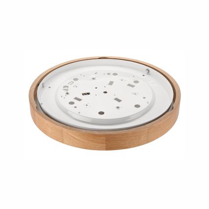 Griestu lampa OAK SLIM 2xE27/60W/230V ozols ø 37 cm