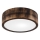 Griestu lampa OAK SMOKY 1xE27/15W/230V ø 27,5 cm ozols/tumši brūna