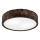 Griestu lampa OAK SMOKY 2xE27/15W/230V ø 37,5 cm ozols/tumši brūna