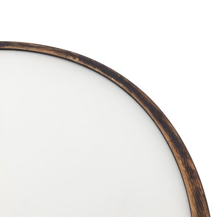 Griestu lampa OAK SMOKY 3xE27/15W/230V ø 47,5 cm ozols/tumši brūna