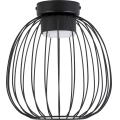 Griestu lampa OVELLA 1xGX53/10W/230V Ø 25 cm melna