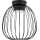 Griestu lampa OVELLA 1xGX53/10W/230V Ø 25 cm melna