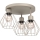Griestu lampa PARKLA 3xE27/15W/230V bēša