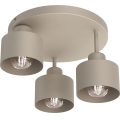 Griestu lampa PARKLA 3xE27/15W/230V bēša