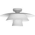 Griestu lampa PLATO 1xE27/15W/230V Ø 32 cm balta