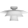 Griestu lampa PLATO 1xE27/15W/230V Ø 32 cm balta