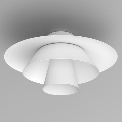 Griestu lampa PLATO 1xE27/15W/230V Ø 32 cm balta