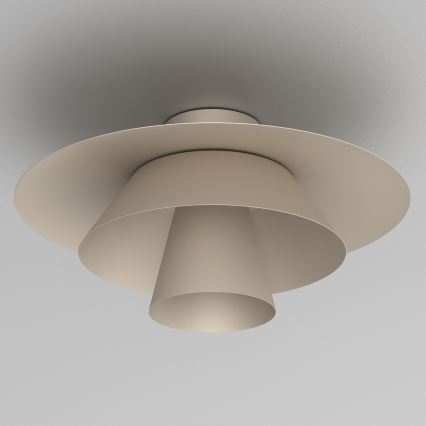 Griestu lampa PLATO 1xE27/15W/230V Ø 32 cm bēša