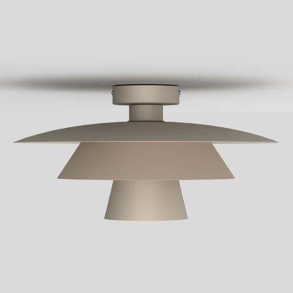 Griestu lampa PLATO 1xE27/15W/230V Ø 32 cm bēša