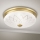Griestu lampa PORTO 2xE27/40W/230V d. 37 cm zelta