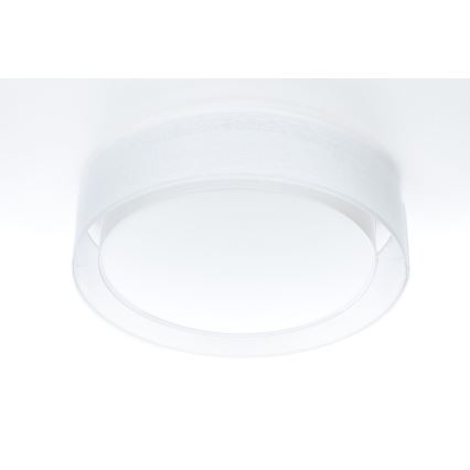 Griestu lampa PURO 2xE27/40W/230V Ø 50 cm balta