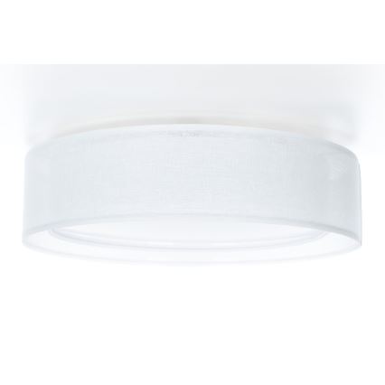 Griestu lampa PURO 2xE27/40W/230V Ø 50 cm balta