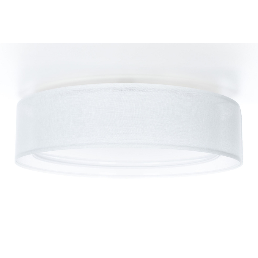 Griestu lampa PURO 2xE27/40W/230V Ø 50 cm balta