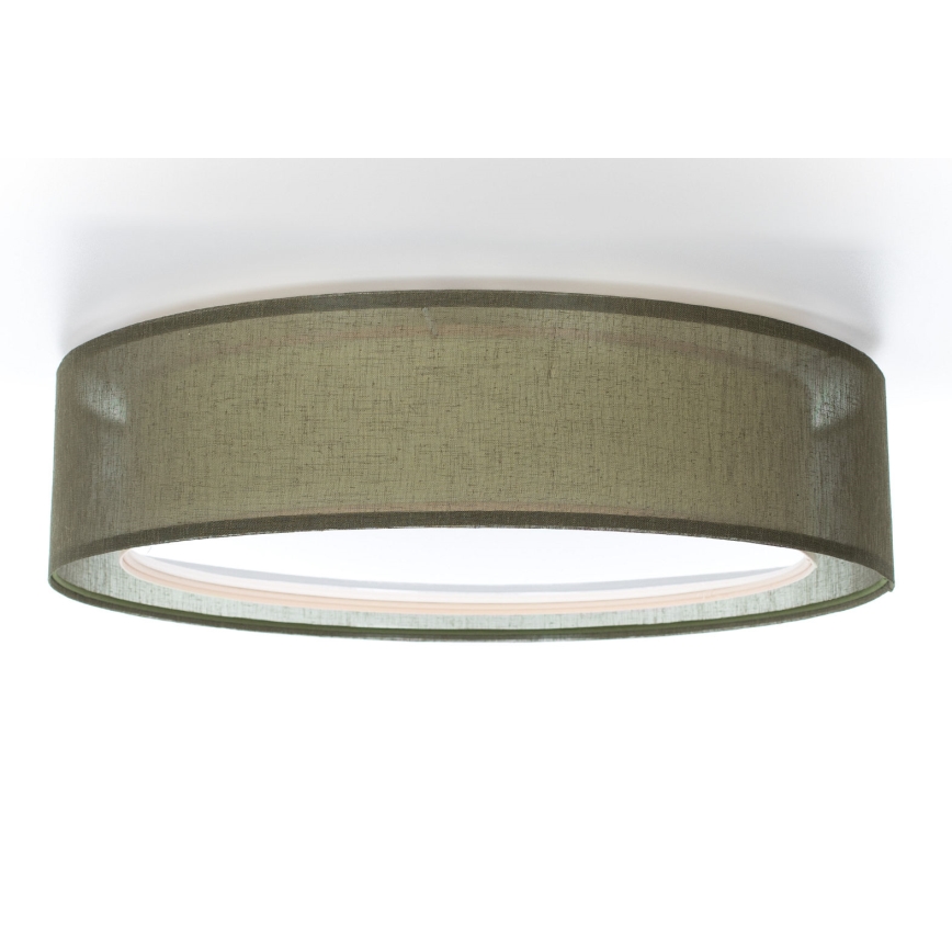 Griestu lampa PURO 2xE27/40W/230V Ø 50 cm zaļa