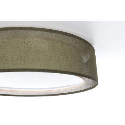 Griestu lampa PURO 2xE27/40W/230V Ø 50 cm zaļa
