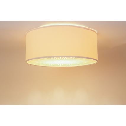 Griestu lampa RAYS 2xE27/60W/230V d. 40 cm bēša