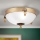 Griestu lampa ROCCA 2xE27/60W/230V d. 31 cm bronza/balta