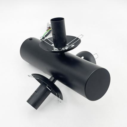 Griestu lampa SFERIO 3xE14/5W/230V melna/dūmaina melna