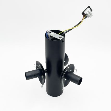 Griestu lampa SFERIO 3xE14/5W/230V melna/dūmaina melna