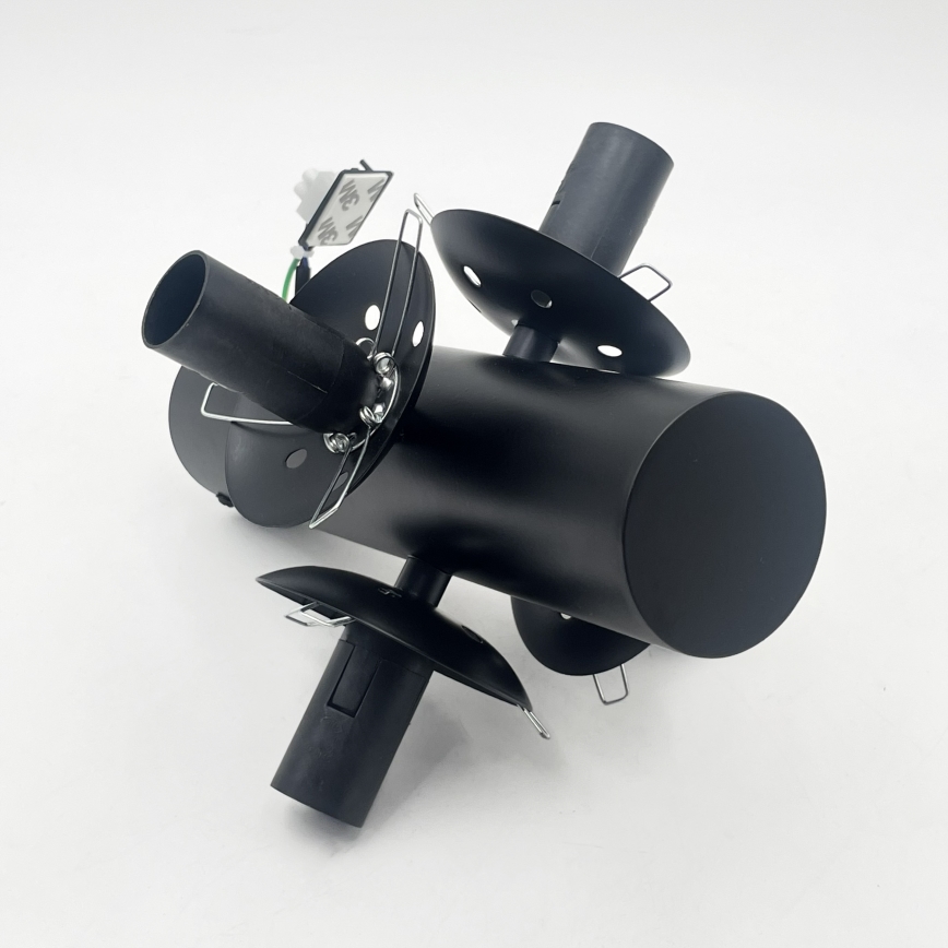 Griestu lampa SFERIO 4xE14/5W/230V melna/dūmaina melna