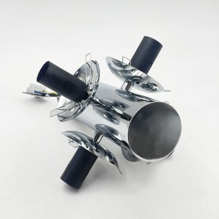 Griestu lampa SFERIO 4xE14/5W/230V spīdīgs hroms/caurspīdīgs