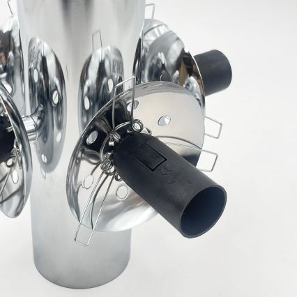 Griestu lampa SFERIO 4xE14/5W/230V spīdīgs hroms/caurspīdīgs