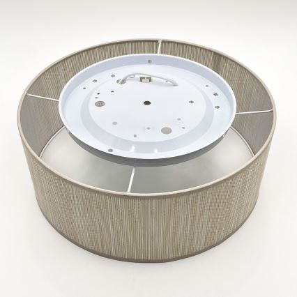 Griestu lampa SIRJA 1xE27/15W/230V Ø 35 cm, bēša
