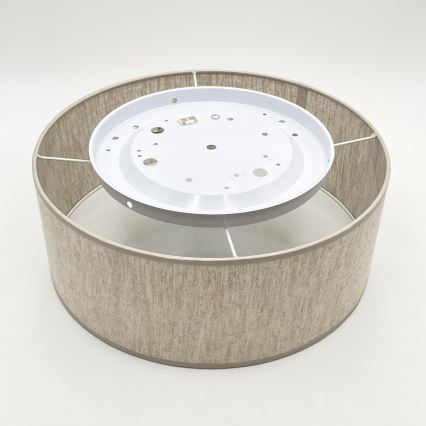 Griestu lampa SIRJA 1xE27/15W/230V Ø 35 cm bēša