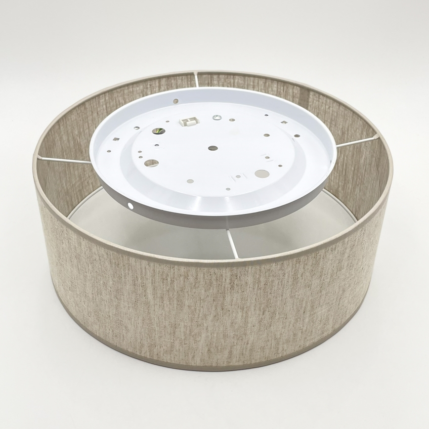 Griestu lampa SIRJA 1xE27/15W/230V Ø 35 cm bēša