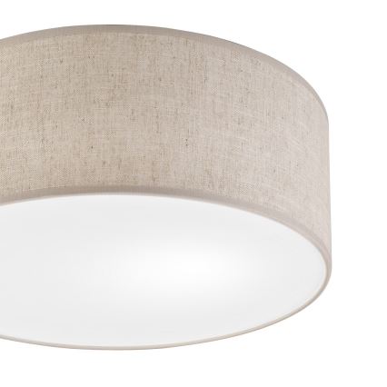 Griestu lampa SIRJA 1xE27/15W/230V Ø 35 cm bēša
