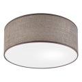 Griestu lampa SIRJA 1xE27/15W/230V Ø 35 cm brūna