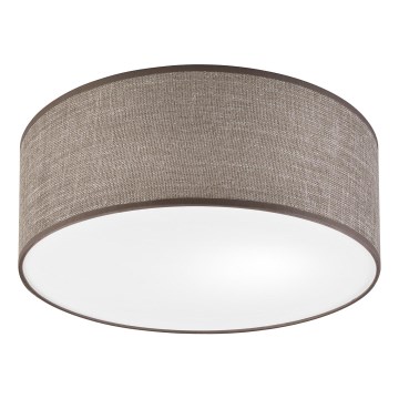 Griestu lampa SIRJA 1xE27/15W/230V Ø 35 cm brūna