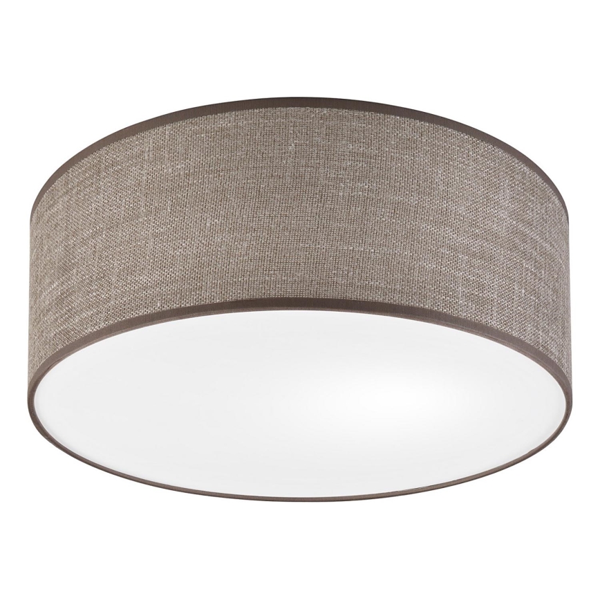 Griestu lampa SIRJA 1xE27/15W/230V Ø 35 cm brūna
