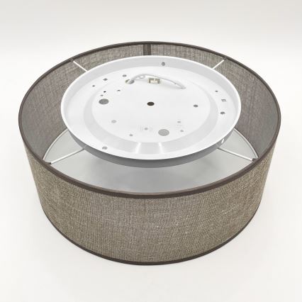 Griestu lampa SIRJA 1xE27/15W/230V Ø 35 cm brūna