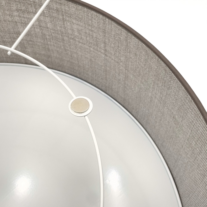 Griestu lampa SIRJA 1xE27/15W/230V Ø 35 cm brūna