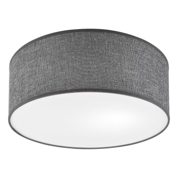 Griestu lampa SIRJA 1xE27/15W/230V Ø 35 cm pelēka