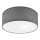 Griestu lampa SIRJA 1xE27/15W/230V Ø 35 cm pelēka
