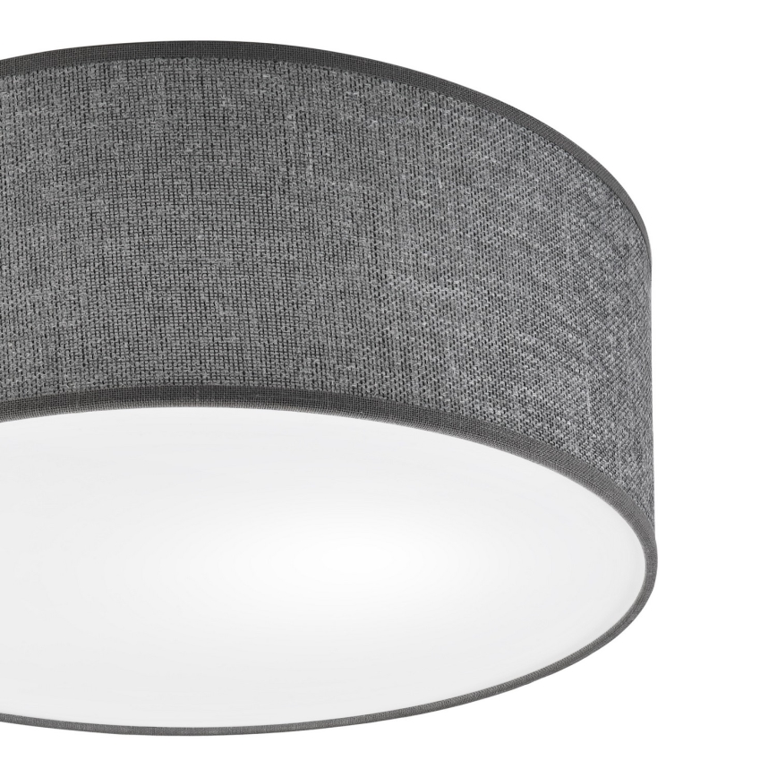 Griestu lampa SIRJA 1xE27/15W/230V Ø 35 cm pelēka