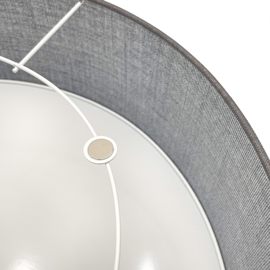 Griestu lampa SIRJA 1xE27/15W/230V Ø 35 cm pelēka