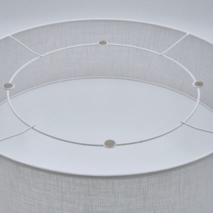 Griestu lampa SIRJA 2xE27/15W/230V, diam. 45 cm, balta