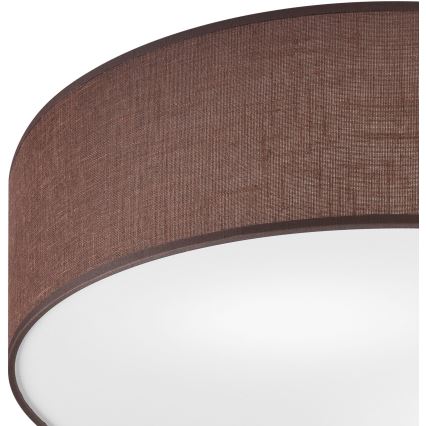 Griestu lampa SIRJA 2xE27/15W/230V diam. 45 cm brūna