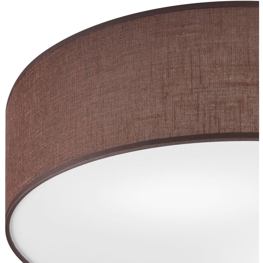 Griestu lampa SIRJA 2xE27/15W/230V diam. 45 cm brūna