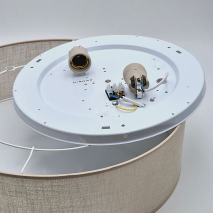 Griestu lampa SIRJA 2xE27/15W/230V Ø 45 cm bēša