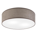 Griestu lampa SIRJA 2xE27/15W/230V Ø 45 cm brūna