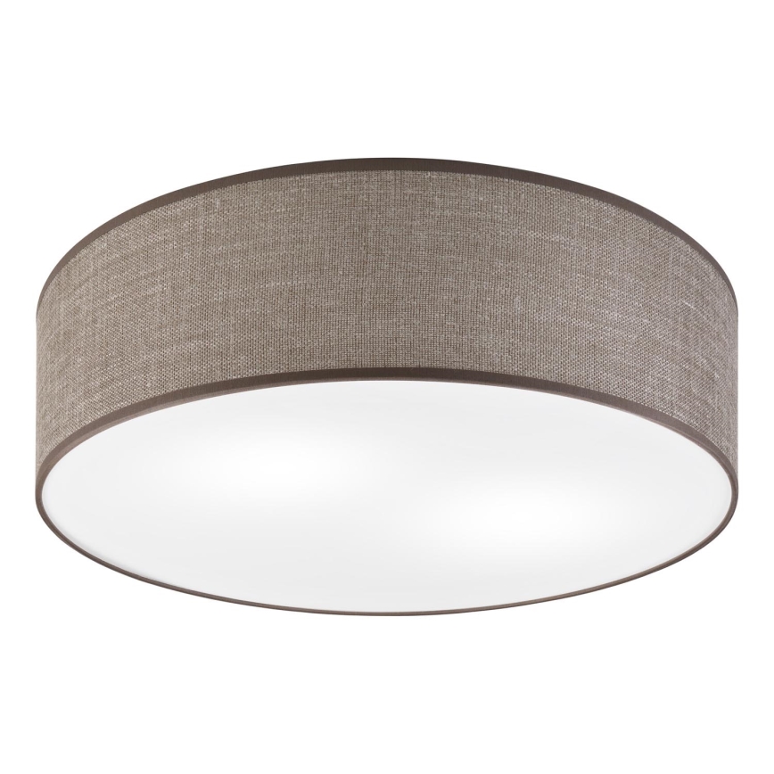 Griestu lampa SIRJA 2xE27/15W/230V Ø 45 cm brūna